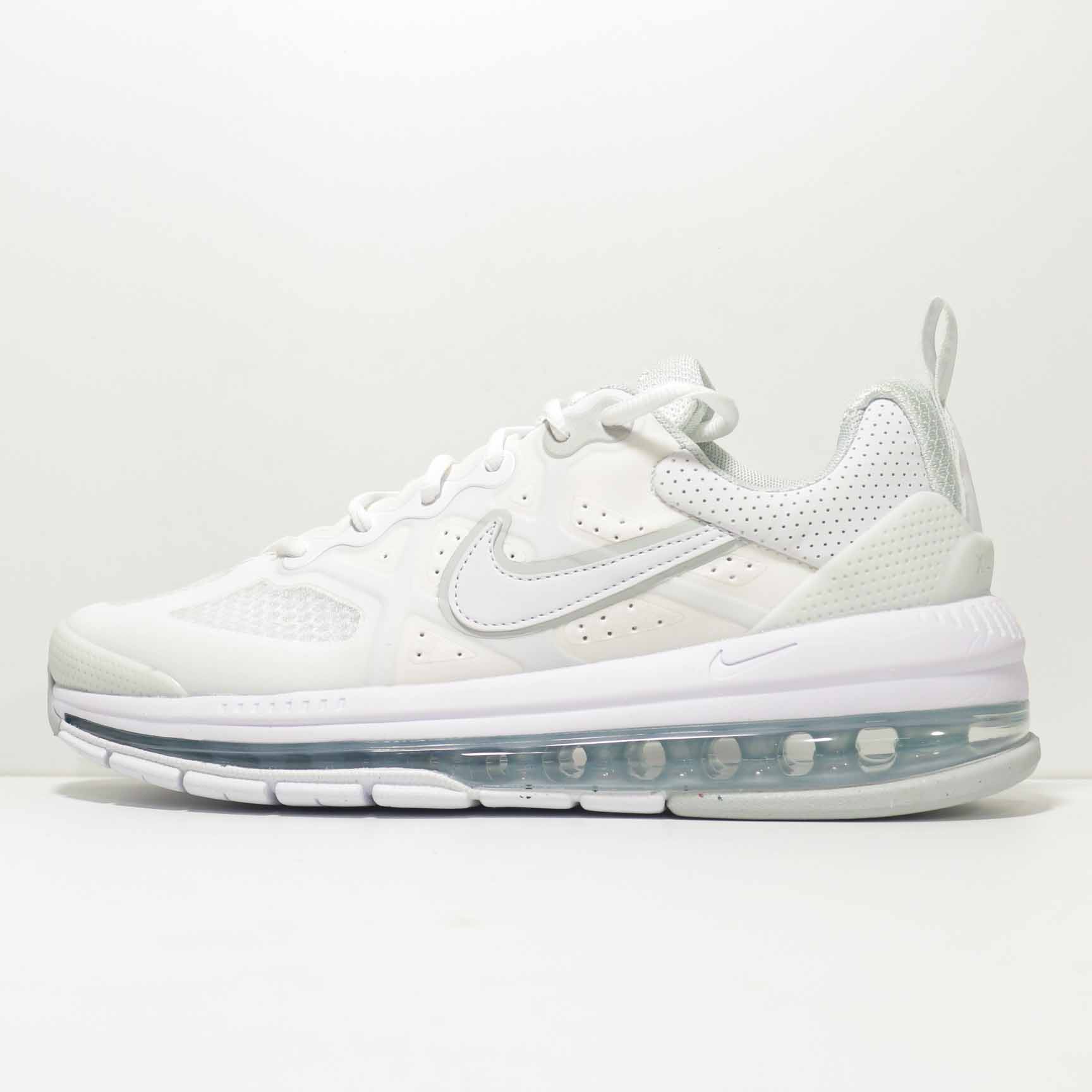 2021 Women Nike Air Max Genome Pure White Shoes - Click Image to Close